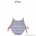 Molybell Mommy & Daughter Jumpsuit Striped Swimwear Parent-Child Backless Swimsuit Plunge Monokini Bathing Suit White Navy B07LGN9YSL